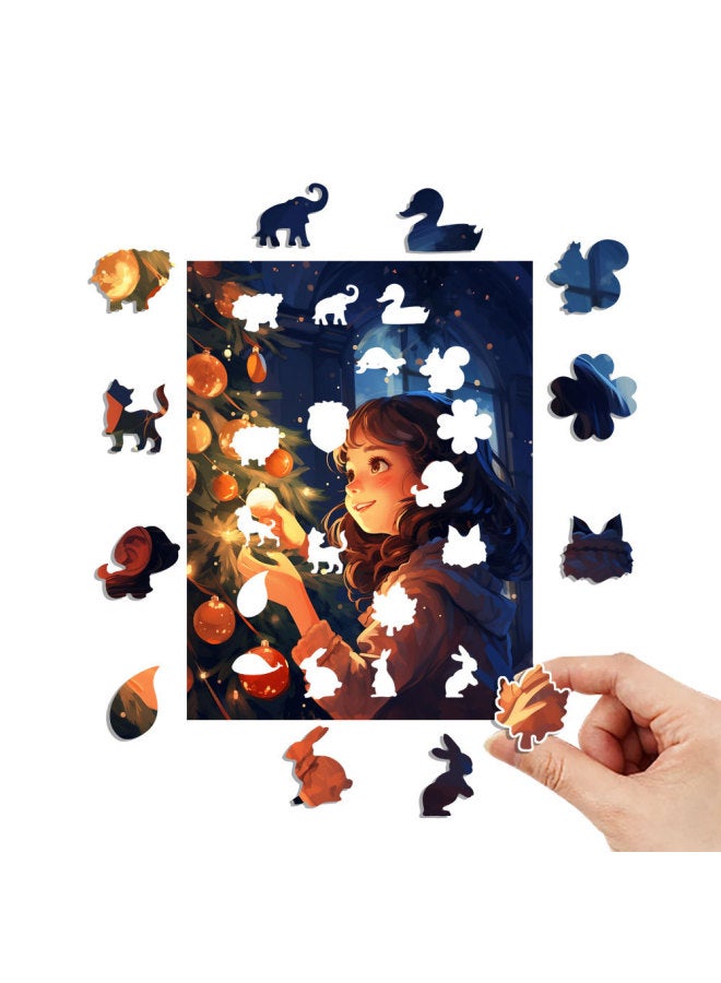 Hot Sale Three-dimensional Irregular Shaped Animal Wooden Puzzle Independent Station Hot Sale Source Manufacturer Approval-Color:L-carton-H255 - Image 5