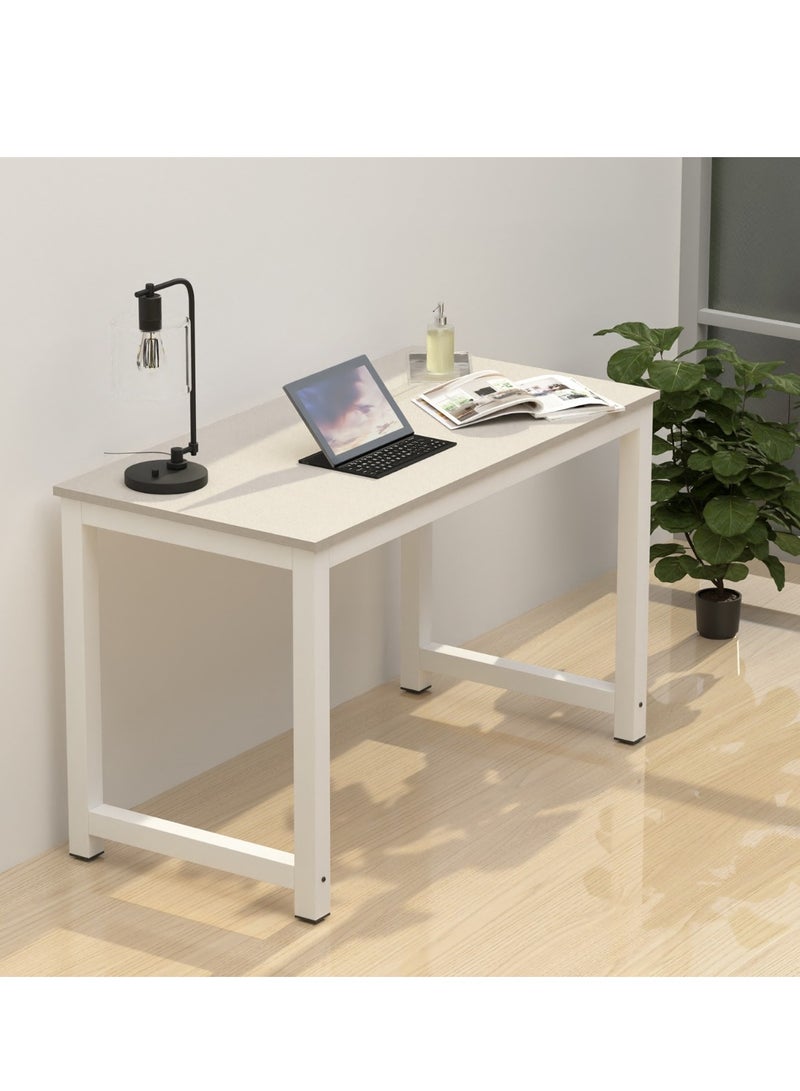 Mahmayi Stylish ZCD-25W Light Grey Computer Desk with Adjustable Leg Pads, Sturdy Anti-Rust Steel Frames for Home, Office, Living Room, Workstation 120x60cm - Image 4