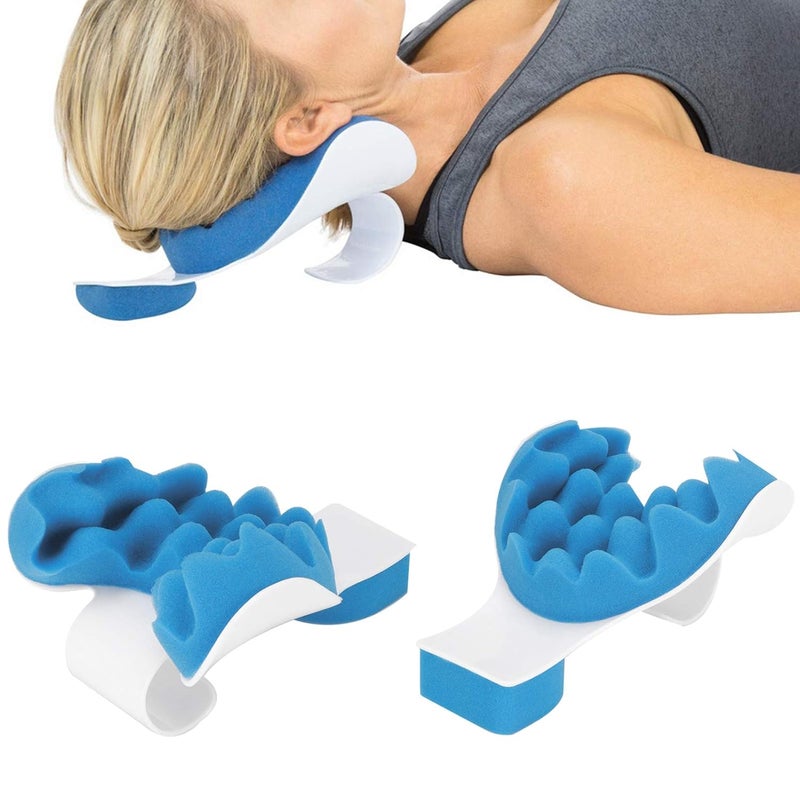 Jolfay Neck Traction Neck RelaxerPortable Cervical Traction Pillowfor Orthopaedic Relief Neck and Support Shoulder Upper Spine Loose Pain Massage Traction - Image 3