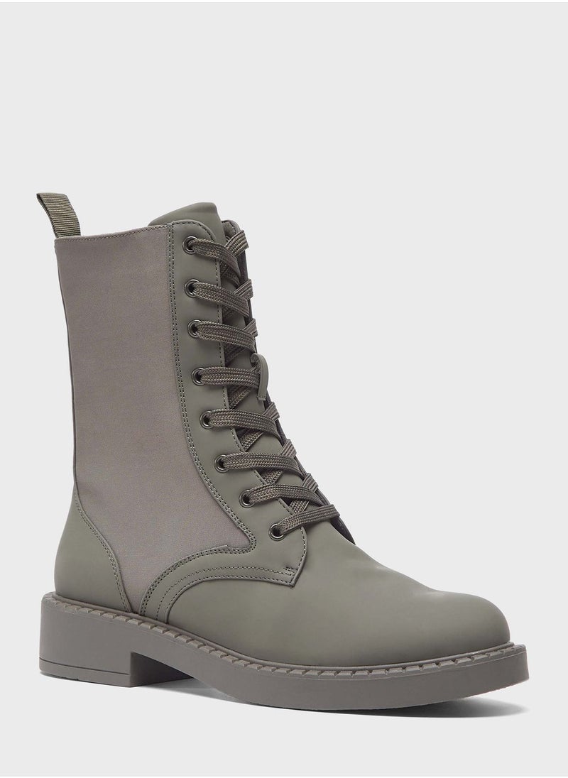 shoexpress - Lace Up Ankle Boots - Image 1