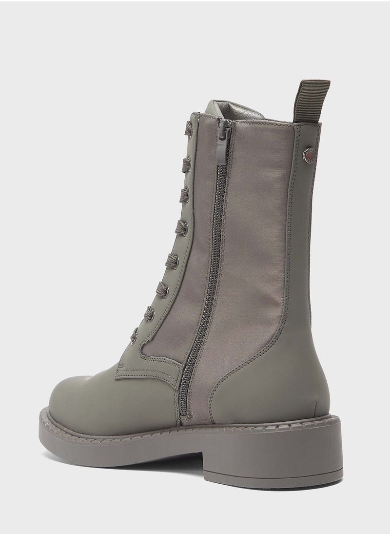 shoexpress - Lace Up Ankle Boots - Image 1