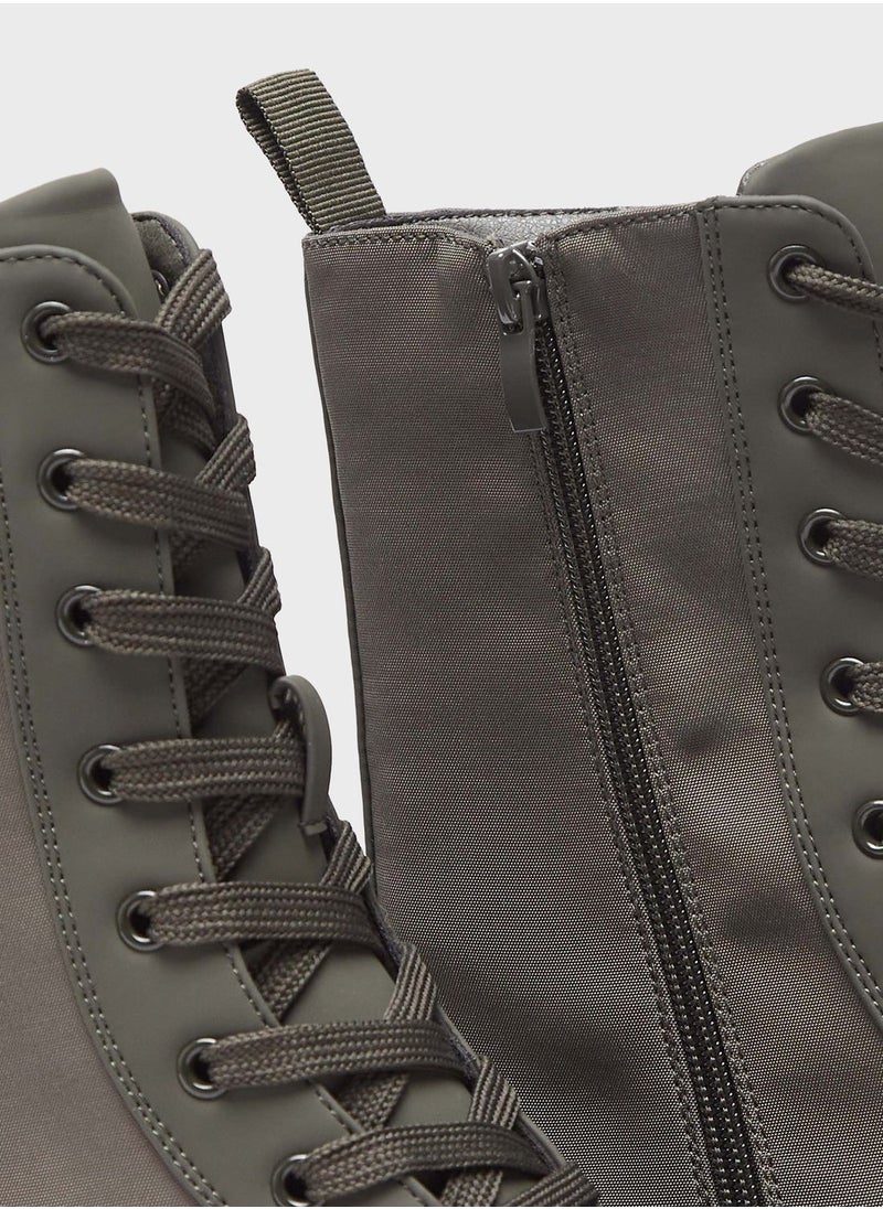 shoexpress - Lace Up Ankle Boots - Image 1
