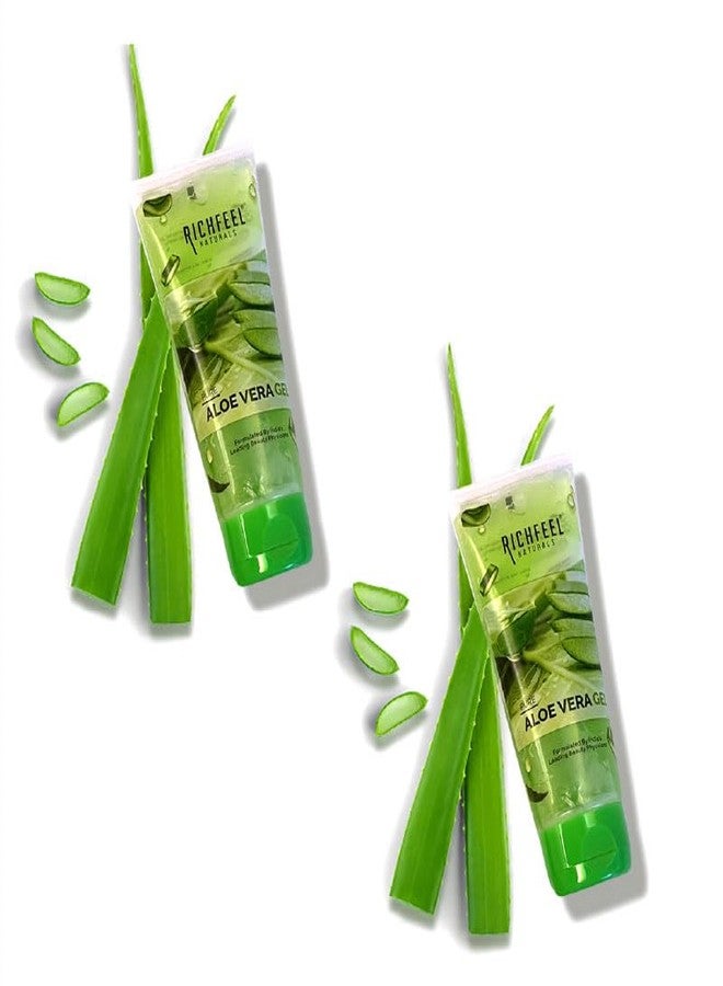 ريتشفيل جل الصبار النقي من ريتشفيل للوجه والبشرة والشعر | جل مثالي لبشرة متألقة | للرجال والنساء | 100 مل (عبوة من قطعتين) - Image 1