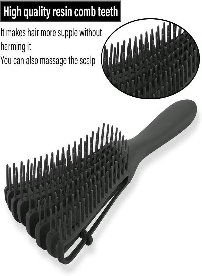 Hair Brush to  Detangle Hair And Curly And Massage The Scalp 1 PIECE - Image 4