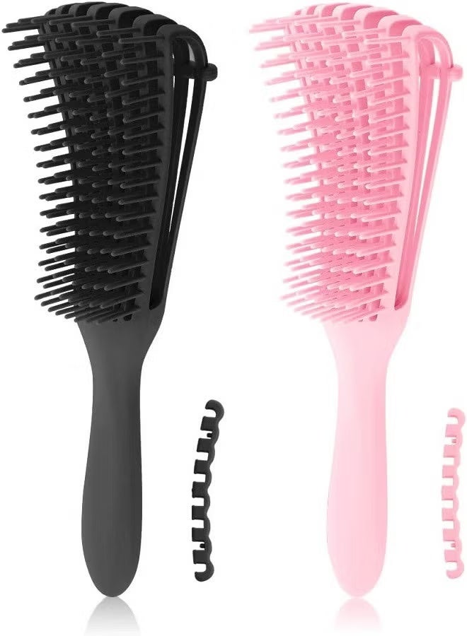 Hair Brush to  Detangle Hair And Curly And Massage The Scalp 1 PIECE - Image 3