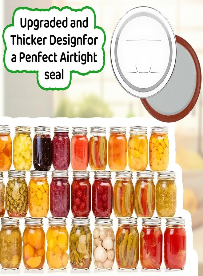Notoke 20Pcs Canning Lids for Regular Mouth - 2.75'' Premium Mason Jar Lids - Food Grade Material & Leak-Proof Seal Lids Regular Mouth, Fits Ball and Kerr Jars for Home Canning - Image 4