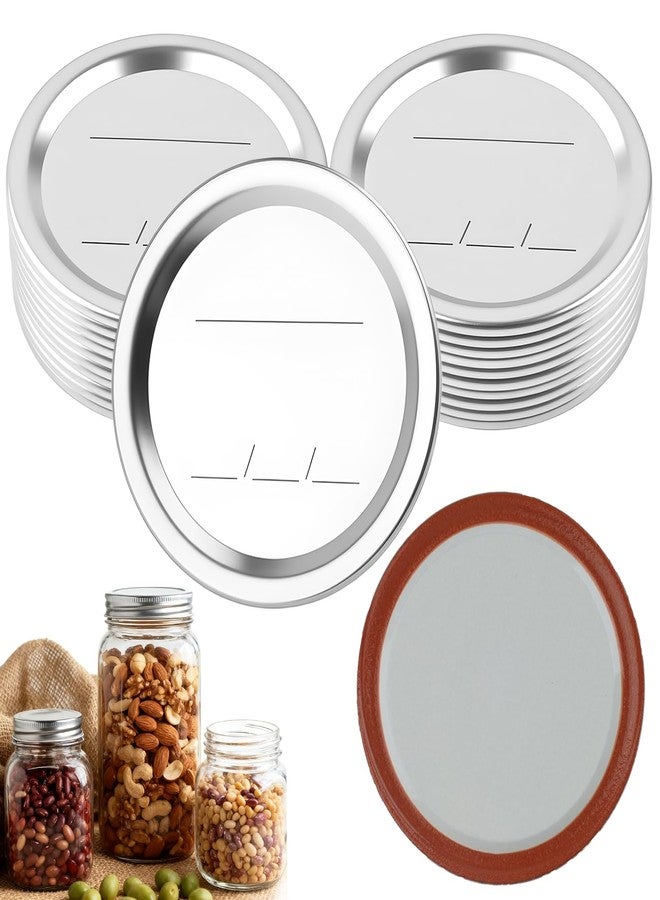 Notoke 20Pcs Canning Lids for Regular Mouth - 2.75'' Premium Mason Jar Lids - Food Grade Material & Leak-Proof Seal Lids Regular Mouth, Fits Ball and Kerr Jars for Home Canning - Image 1