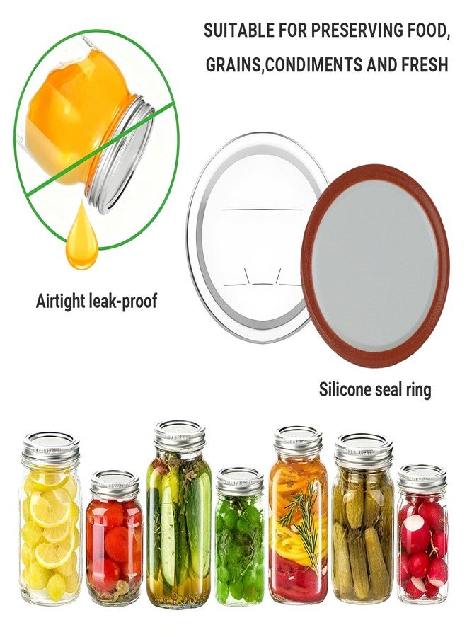 Notoke 20Pcs Canning Lids for Regular Mouth - 2.75'' Premium Mason Jar Lids - Food Grade Material & Leak-Proof Seal Lids Regular Mouth, Fits Ball and Kerr Jars for Home Canning - Image 3