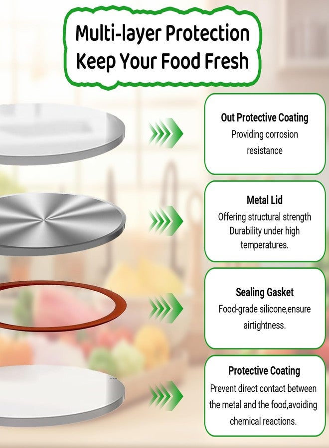 Notoke 20Pcs Canning Lids for Regular Mouth - 2.75'' Premium Mason Jar Lids - Food Grade Material & Leak-Proof Seal Lids Regular Mouth, Fits Ball and Kerr Jars for Home Canning - Image 5