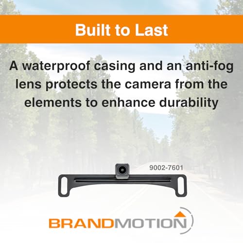 Brandmotion 9002-7601 Universal Dual Mount CMOS Camera | Waterproof Case with Anti-Fog Lens | Color Image with Automatic White Balance | Parking Gridlines Available | Reverse Rear View Camera - Image 5