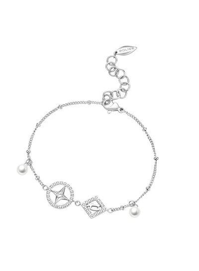 POLICE Sheeny Bracelet for Women Stainless Steel with PearlsPEJLB0002107