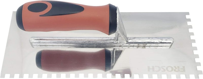 Frosch Stainless Steel Square Notch Tile Trowel (1/4" X 1/4") - Image 3