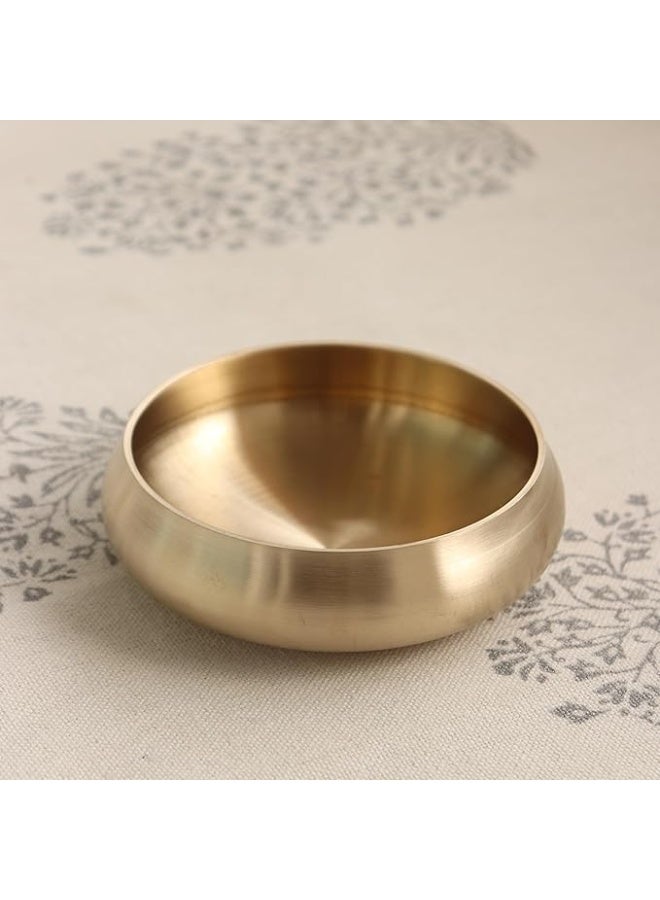 Zishta Kansa Bronze Bowl | Traditional Bela Ideal for Serving Sweets, Dal, Sabji | Pure Tested for Quality, Diameter 11cm, Capacity 200ml, Weight 0.2kg. - Image 1