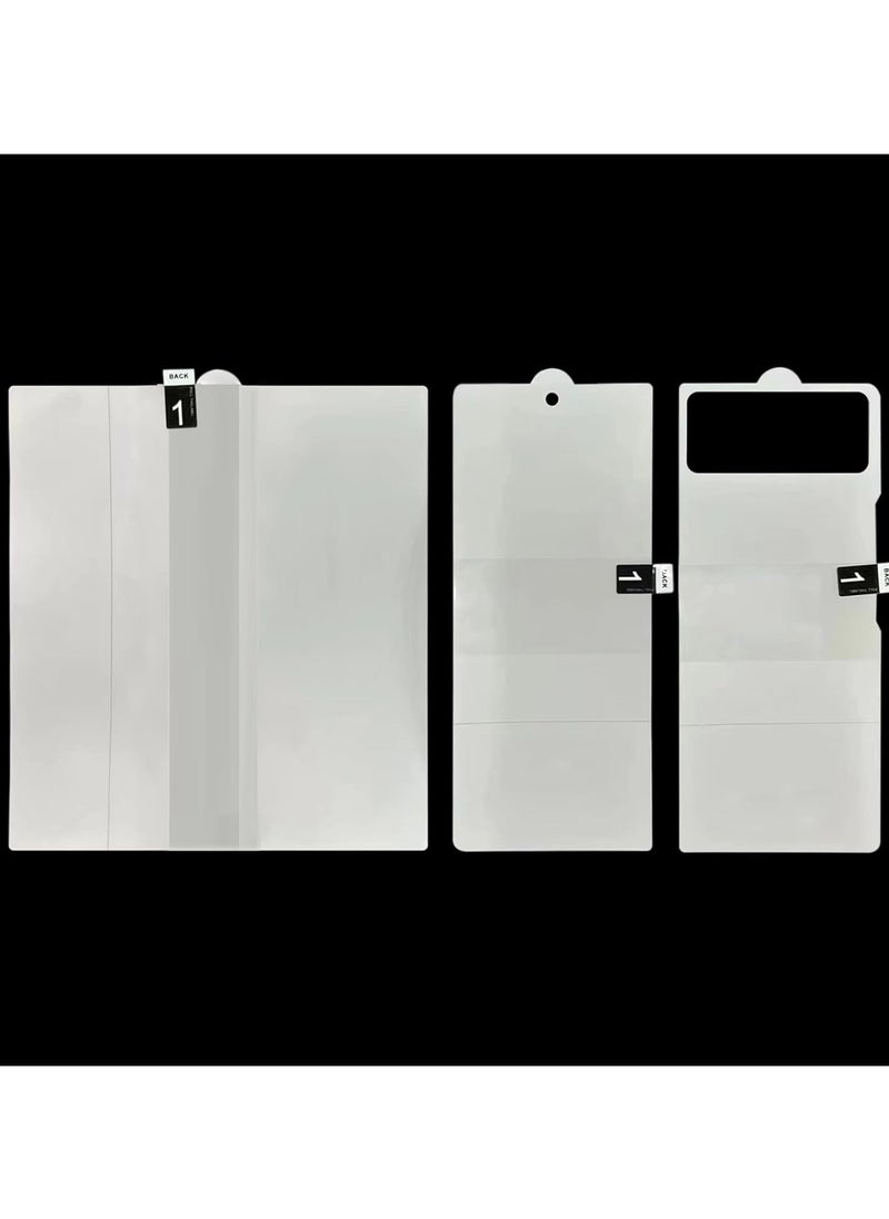 Generic Screen Protector Film for Xiaomi Mix Fold 3 Self Healing Unbreakable Hydrogel Soft Film Anti-Scratch [Not Tempered Glass] - Xiaomi Mix Fold 3 2023 Clear  - Image 2