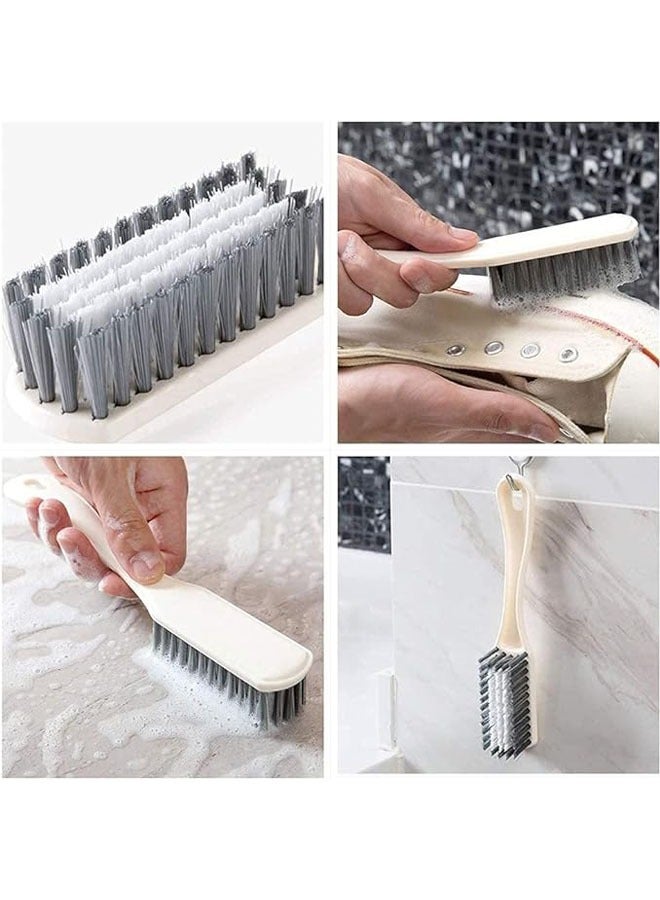 Cleaning Brush Set, 4 Pack Deep Cleaning Brushes for Kitchen Household Use, Kitchen Scrub Brush, Bottle Brush, Shoe Brush, Dish Scrub Brush, Corners Brush for Bathroom, Floor, Tile and Kitchen - Image 5