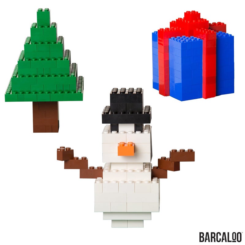 Barcaloo 1000 Piece Building Bricks Play Set, 10 Classic Colors Bulk Building Blocks, Generic Brick Building Parts, for Boys and Girls, Classic - Image 5