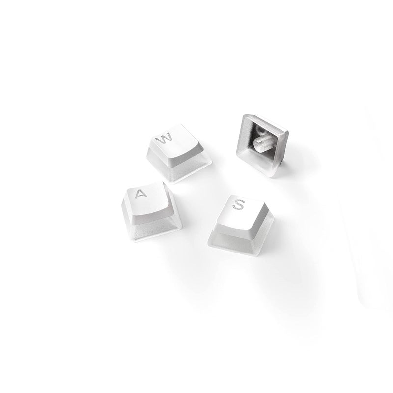 SteelSeries PRISMCAPS - Double Shot Pudding-Style Keycaps - Durable PBT Thermoplastic - Compatible with a Wide Range of Mechanical Keyboards - White - Image 2