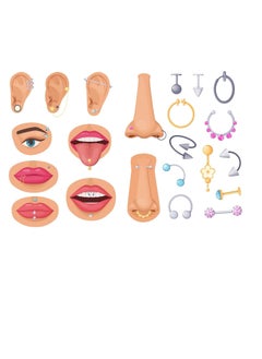 JIESIBAO JIESIBAO Piercing Ball Removal Tool-3mm Jaw,Surgical Steel Body Jewelry ball Holder Removal Tool Unscrew and Screw Dermal Anchor Forceps,Nose Septum Labret Earrings Pliers  - Image 3