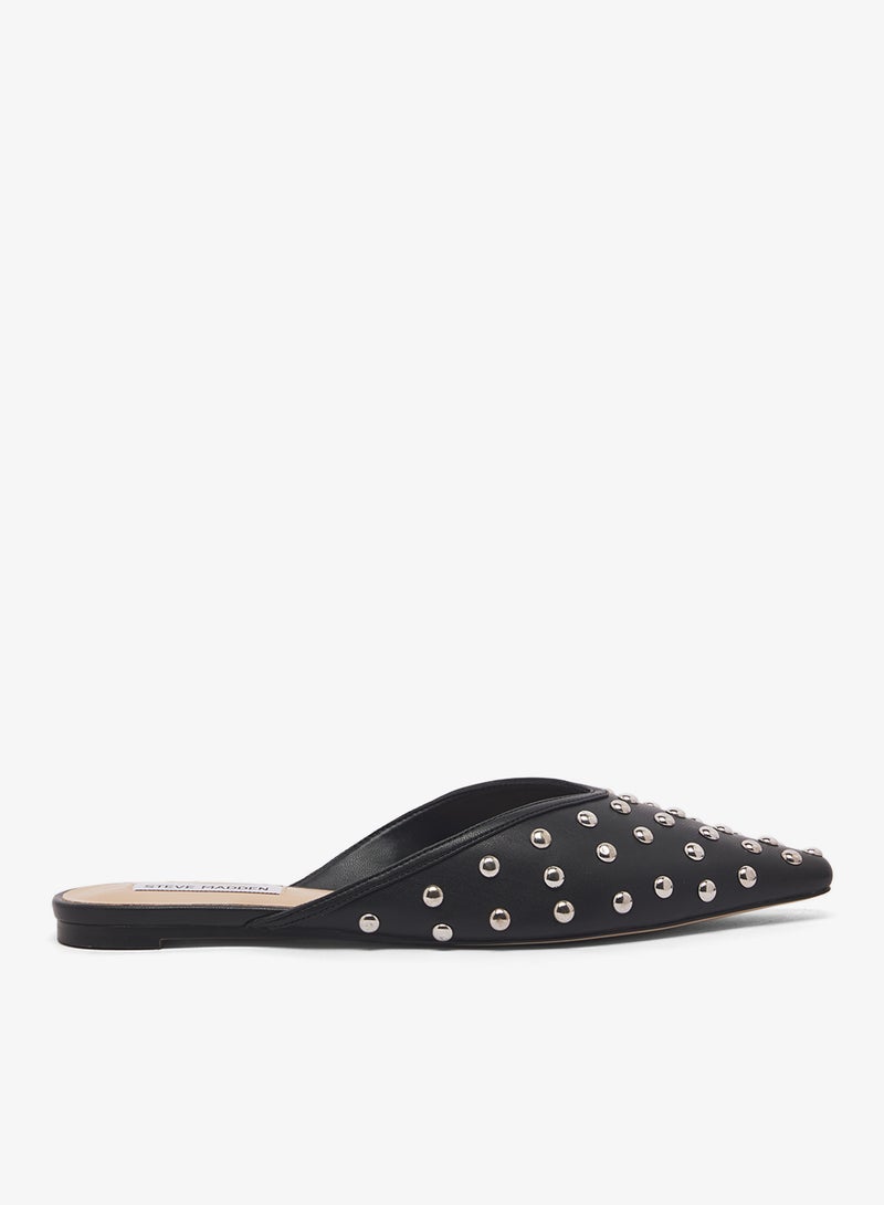 STEVE MADDEN Mayah Stud Embellished Pointed Toe Mules - Image 1
