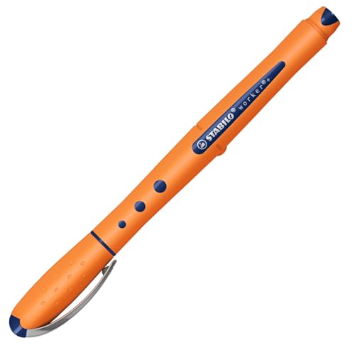 STABILO Worker Roller Ball Point Pen 0.5 mm Blue - Image 1