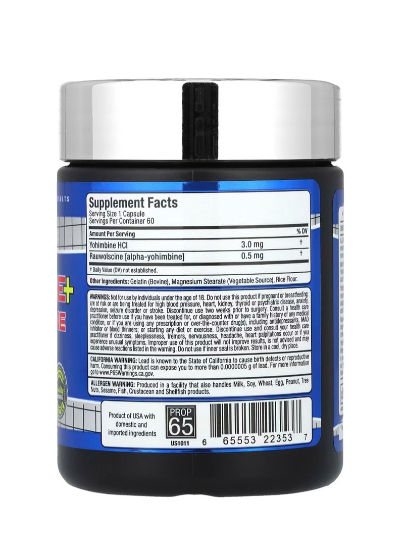 Allmax Yohimbine + Rauwolscine 60 Capsules - Image 2
