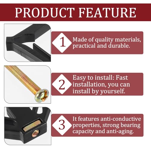 Obtheleg 10pcs 86 Type Switch Box Repair Tool, Wall Mount Switch Cassette Repairing Tool, Switch Socket Cassette Bottom Box Repairer for Home and Professional Electricians - Easy Installation - Image 4