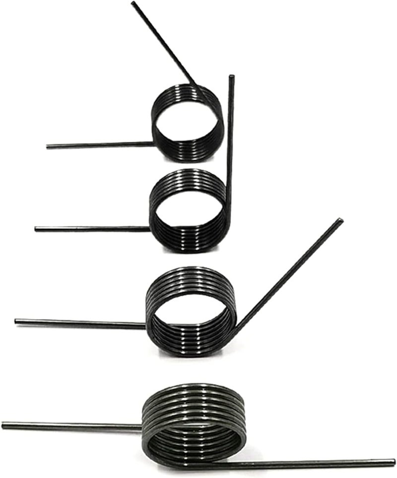 v-Shaped Spring,Torsion Spring, 10pcs Torsion Spring V-Shaped Spring Small Torsion Spring Wire Diameter 0.5mm Outer Diameter 2.5-6mm Angle 60-180 Degrees (Color : 0.5x3mm 3 Laps (90 Degrees)) ( Color - Image 1