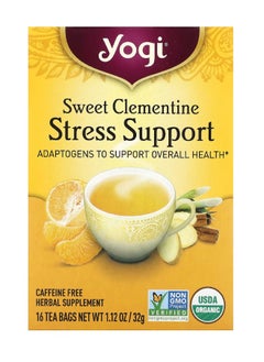 YOGI Sweet Clementine Stress Support 16 Tea Bags 