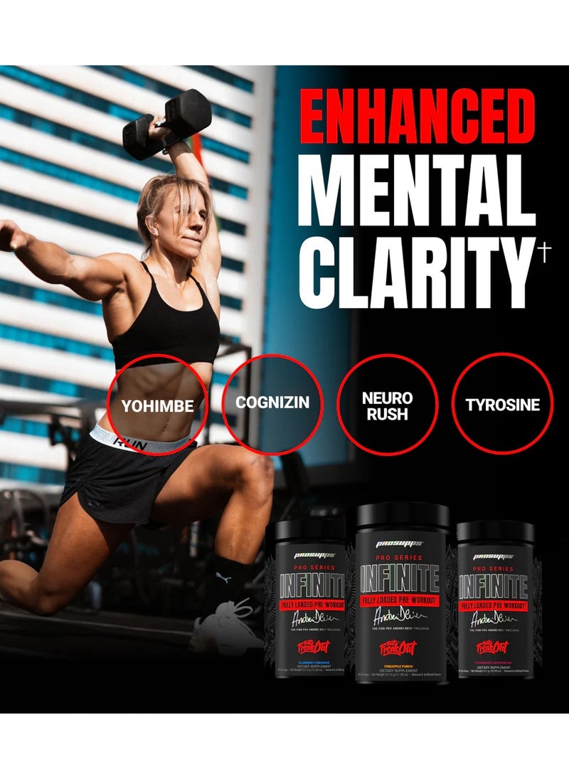 ProSupps PS Infinite Pre-Workout 40 serving Blueberry Lemonade - Image 4