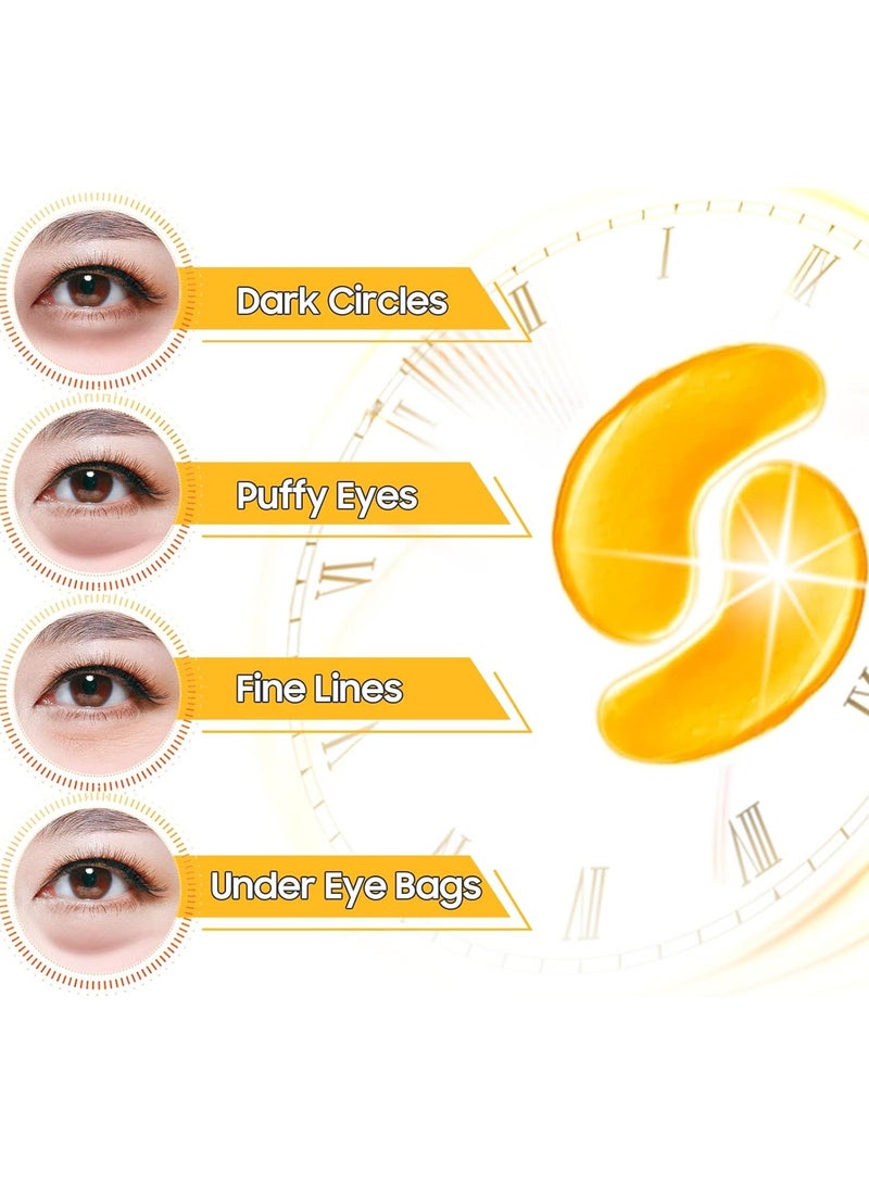 ORiTi 20-Piece Crystal Collagen Gold Powder Eye Mask - Image 4