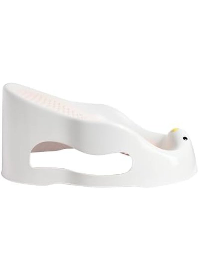Turtees Portable Baby Bath Support Seat with Silicone Mesh Cushion – Anti-Slip Infant Bath Tub Bather for Newborns, Ergonomic Baby Bath Seat, Quick Drain Design – Pink - Image 3