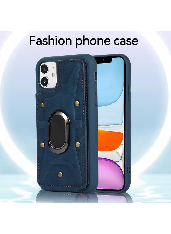Zaboon Case For iPhone 11 Armor Ring Wallet Back Cover Phone Case - Image 2