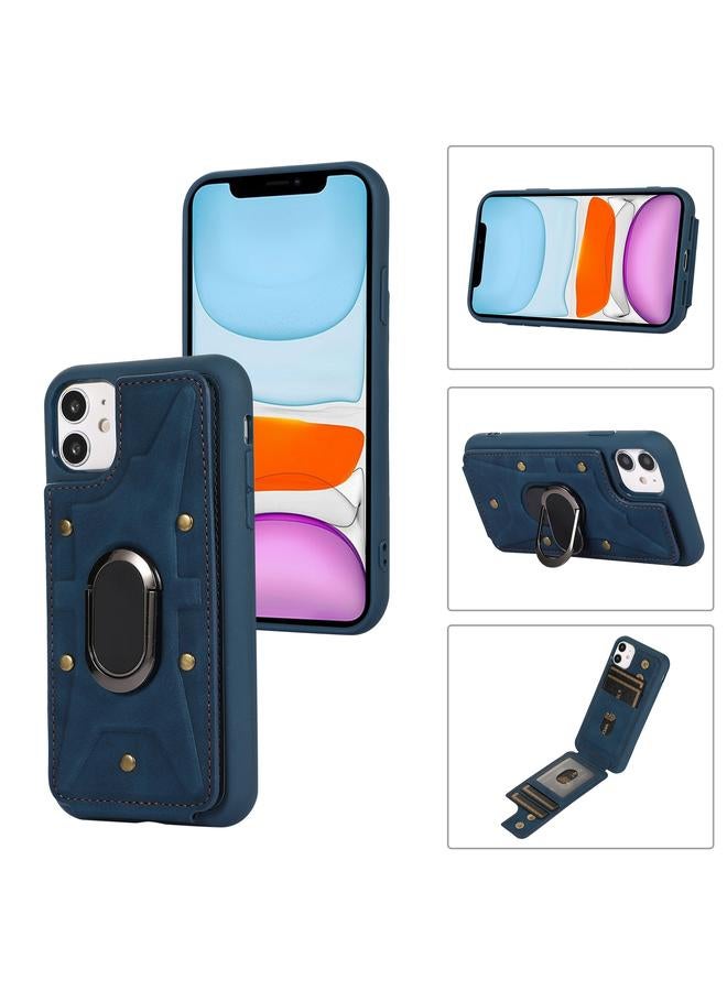 Zaboon Case For iPhone 11 Armor Ring Wallet Back Cover Phone Case - Image 1