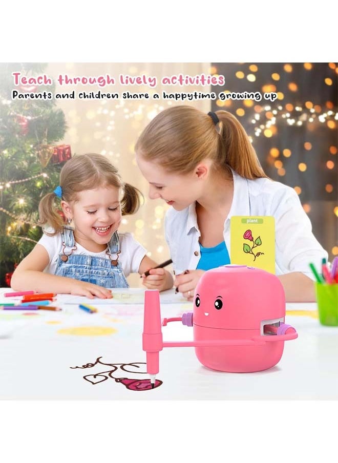L&E Interactive Educational Drawing Robot for Kids - Montessori Learning Toy With 100 Word Cards, Voice Interaction, Smart Robot, Ages 3+  - Image 5