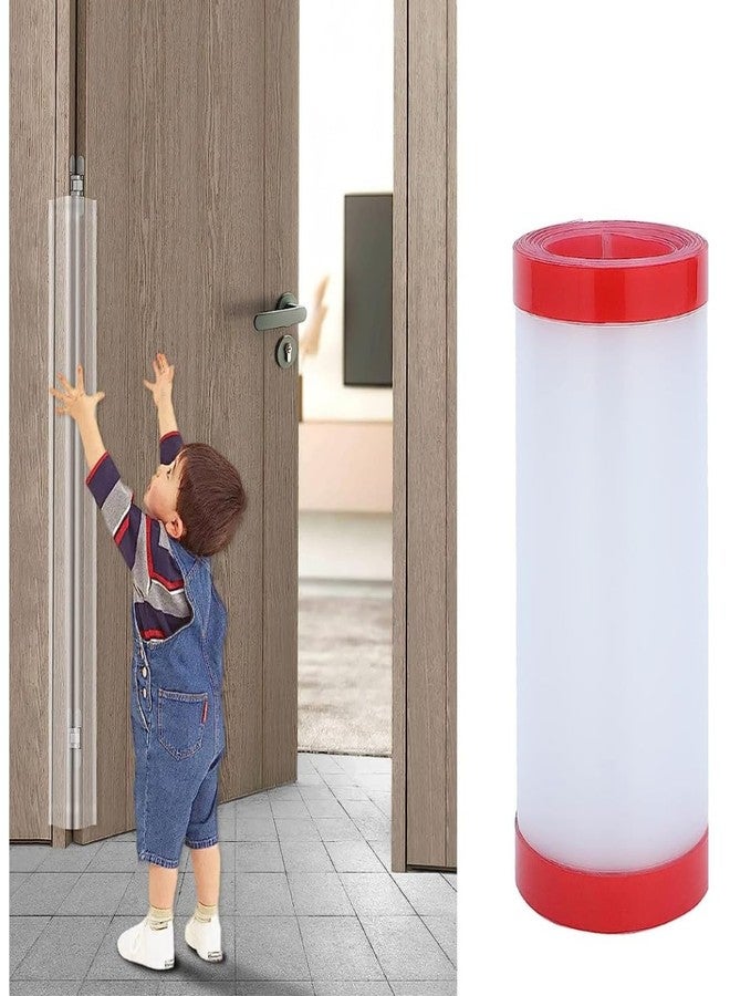 DANSR 1.2m Baby Finger Pinch Guard for Door | Self-Adhesive Door Hinge Protector | Child Safety Door Crack Protector | Anti-Slamming Door Finger Guard for Kids & Babies | PP, Multicolor (Pack of 2) - Image 2