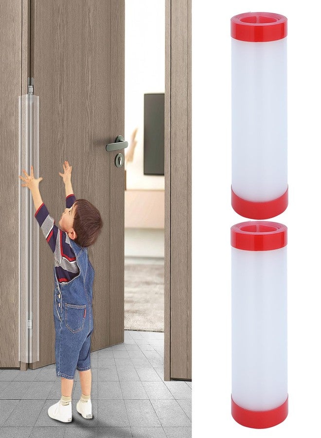 DANSR 1.2m Baby Finger Pinch Guard for Door | Self-Adhesive Door Hinge Protector | Child Safety Door Crack Protector | Anti-Slamming Door Finger Guard for Kids & Babies | PP, Multicolor (Pack of 2) - Image 1