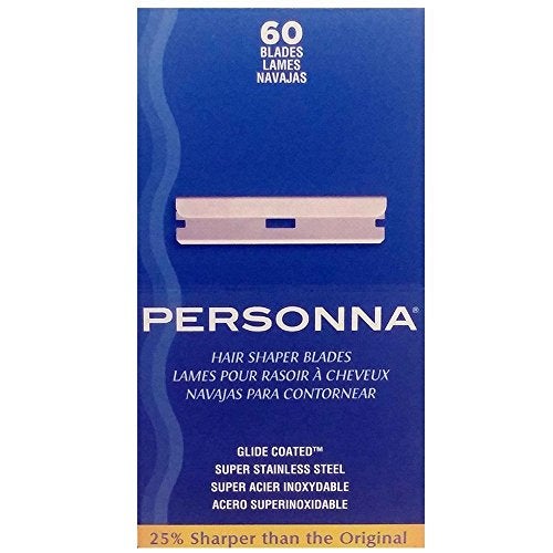 Personna Hair Shaper Blades, 60 Count