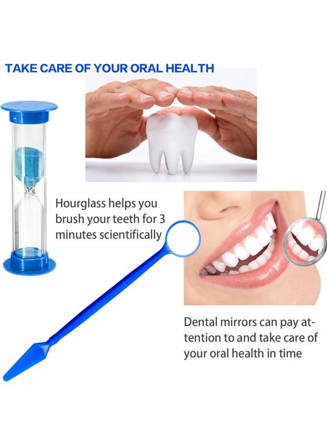 Wenge Portable Orthodontic Oral Care Kit - 2Pack - Travel Kit for Patients, Interdental Brushing Wax Floss Toothbrush Cleaning(Purple & Blue) - Image 5