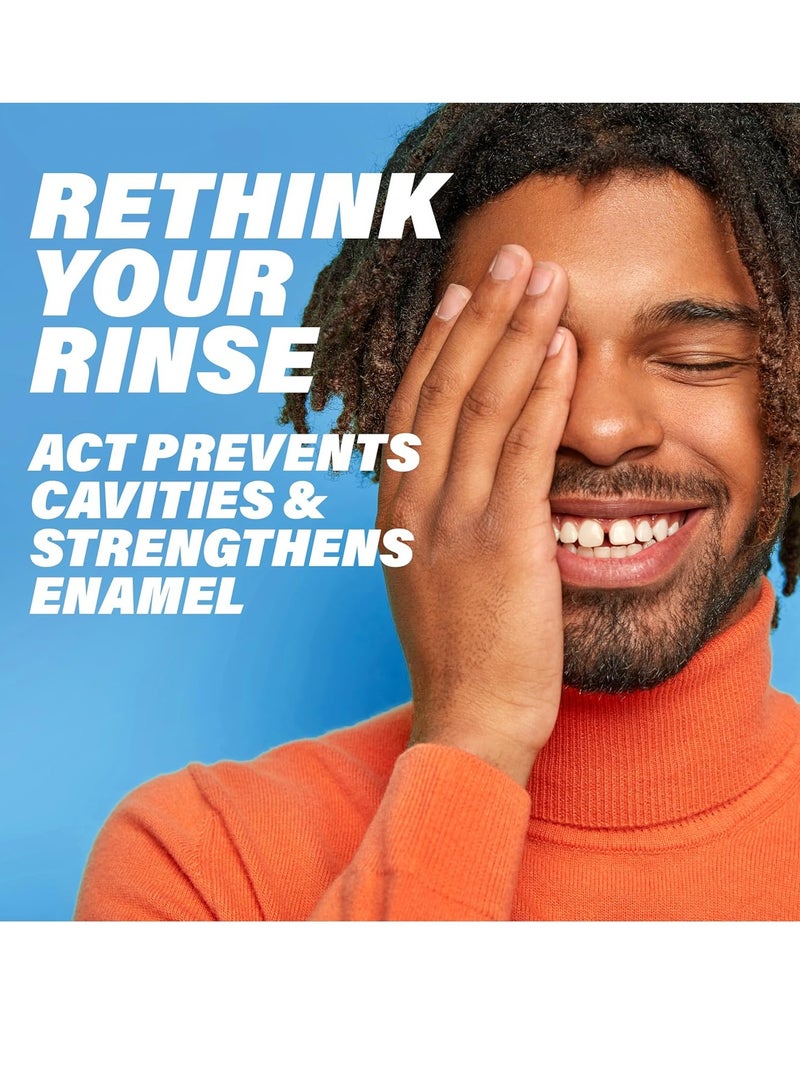 ACT Total Care Zero Alcohol Anticavity Fluoride Mouthwash 33.8 fl. oz. Fresh Mint - Image 2