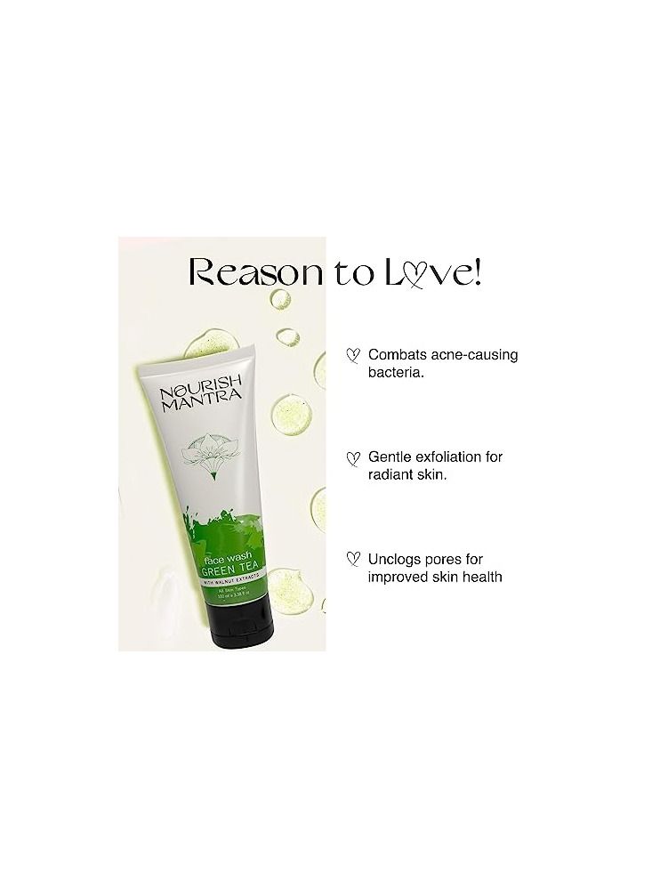 نوريش مانترا غسول الوجه من نوريش مانترا بالشاي الاخضر - Image 4