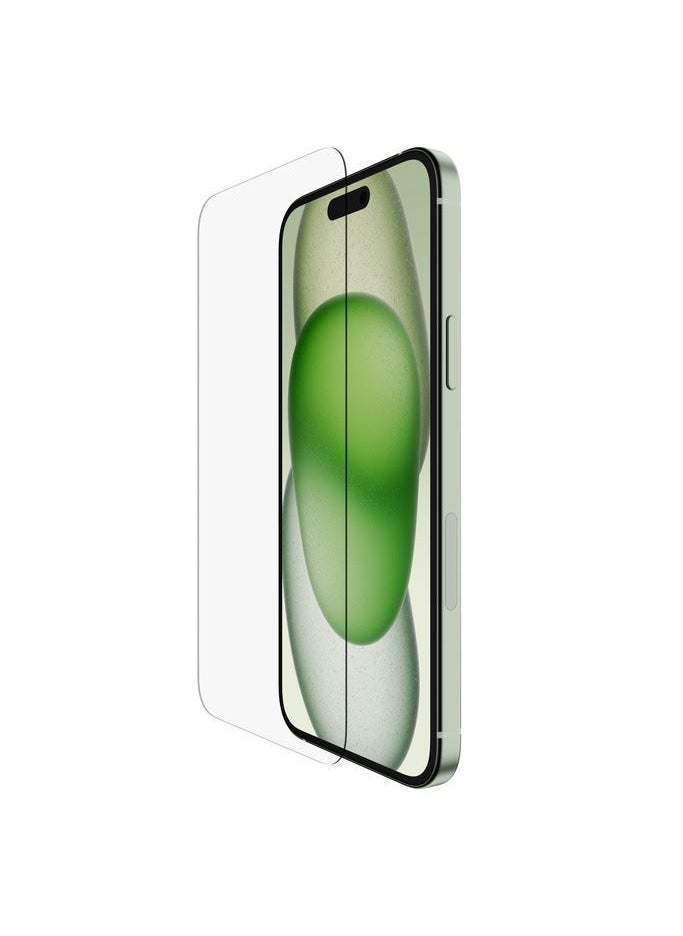 TEAM LUXURY Screen Protector Tempered Glass for iPhone 15 Plus 