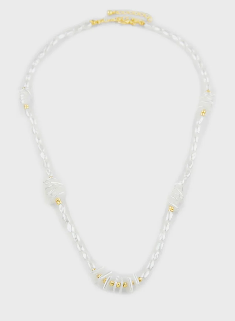 جينجر 3 Pack Mix Pearl Necklace