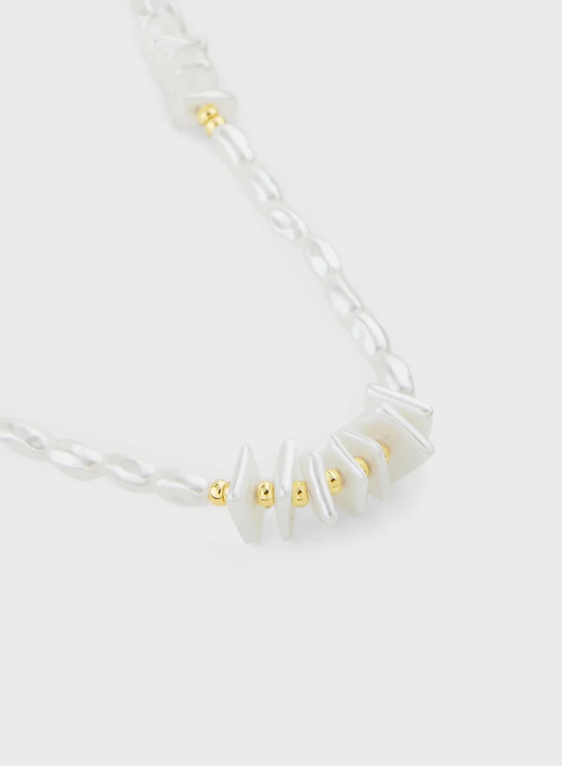 جينجر 3 Pack Mix Pearl Necklace