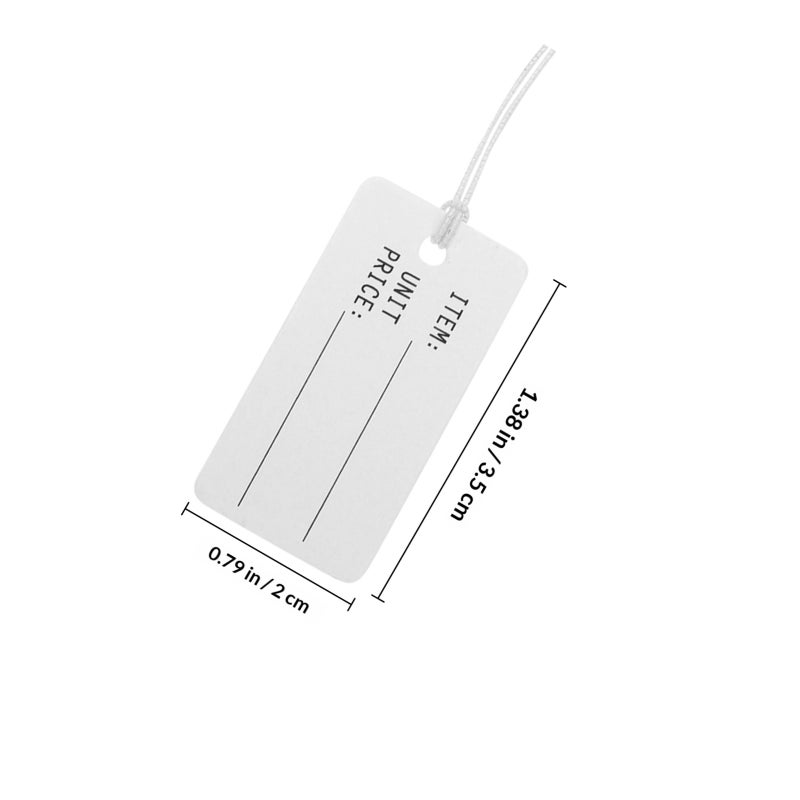 Small Labels for Jewelry, Blank Writable Tags with Strings for Customization - Image 2