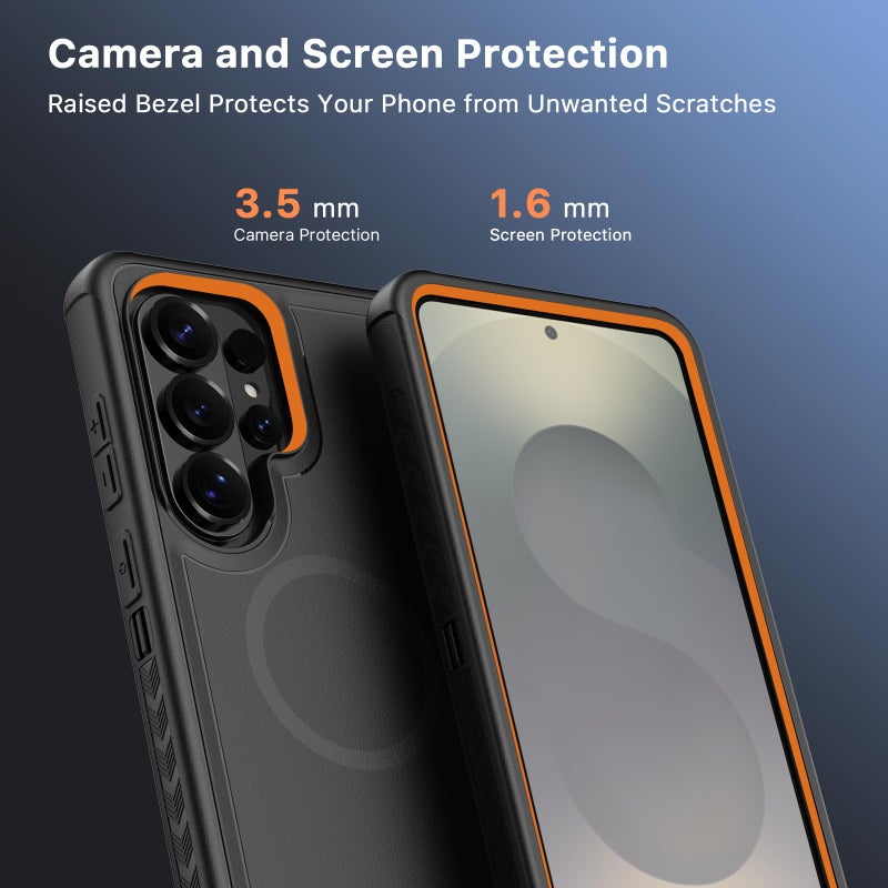 M MYBAT PRO for Samsung Galaxy S26 Ultra Case with Belt Clip Holster,Heavy Duty Protection Case for Galaxy S26 Ultra,Anti-Drop,Shockproof Cover,with 360Â°Rotating Kickstand Black - Image 3
