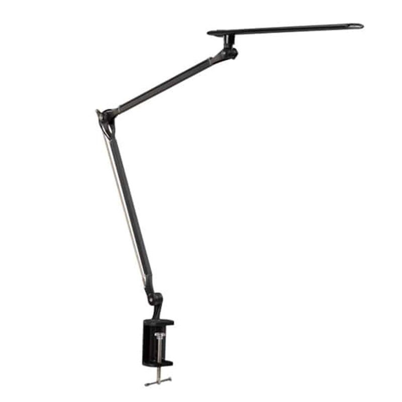 UPLIFTDESK E7 LED Desk Lamp with Clamp - Adjustable 3 Color Modes, Dimmable Black Architect Light for Standing Desk, Home Office, Dual Monitor Computer Work - Image 1