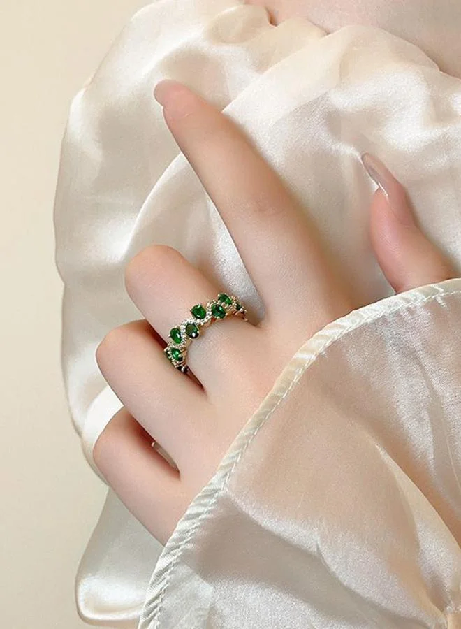 Gold Tone Embellished Ring