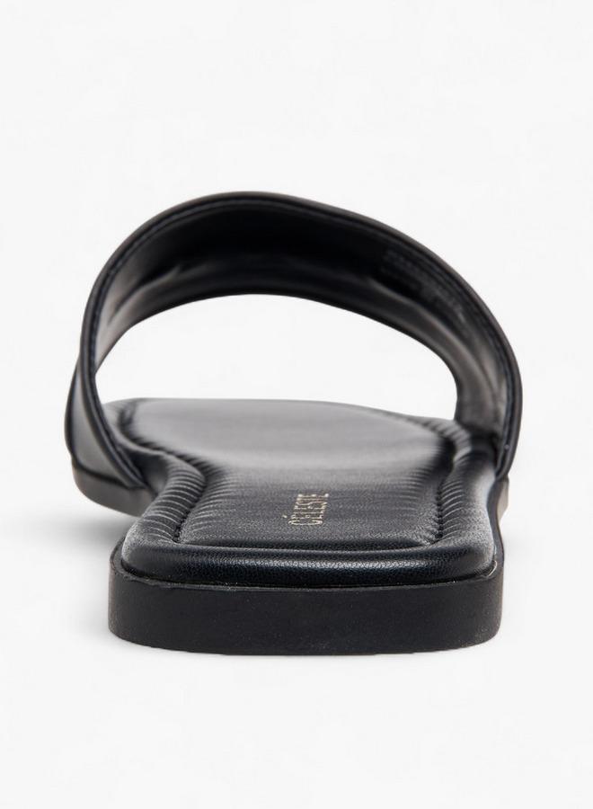 سيليست صنادل نسائية سهلة الارتداء بتفاصيل إبزيم - Image 5