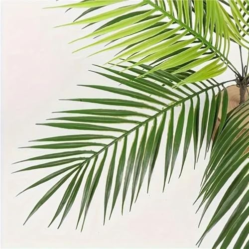 PulGos Areca Artificial Plants Without Pot| 50 cm Tall, 9 Branches in Light Green Artificial Flora | Elegant Faux Flora for Interior, Home, and Office Decor | Stylish Ornamental shrubs for Any Space - Image 4
