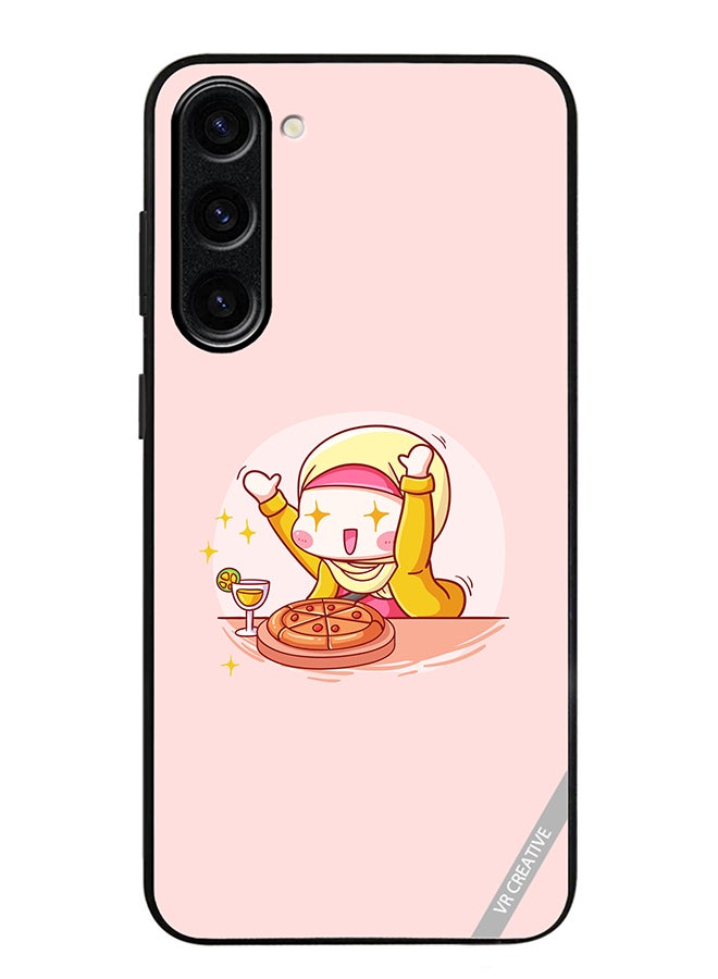 VR CREATIVE Protective Case Cover For Samsung Galaxy S24 Cute Hijabi Babe Design Multicolour - Image 1